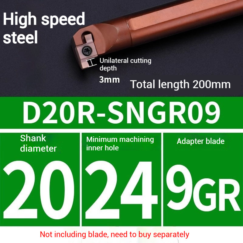 1022-JINGWEI CNC small bore grooving cutter SNGR 7GR8GR9GR inserts a package Toshiba shallow groove cutter bar Shandong Denso Pricision Tools Co.,Ltd.